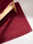 Σετ πετσέτες και χαλάκι μπάνιου homelovers organic 40X66+68X137+50X70 / Red